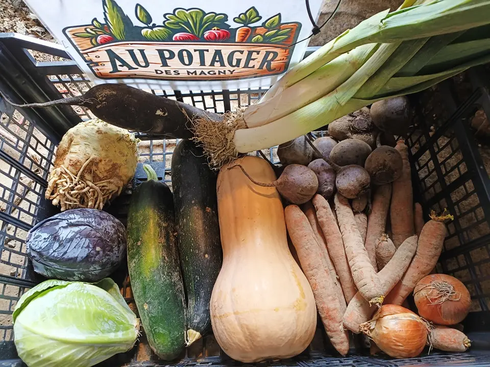 Au Potager des Magny - Panier de légumes